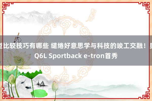 车型比较技巧有哪些 缱绻好意思学与科技的竣工交融！奥迪Q6L Sportback e-tron首秀