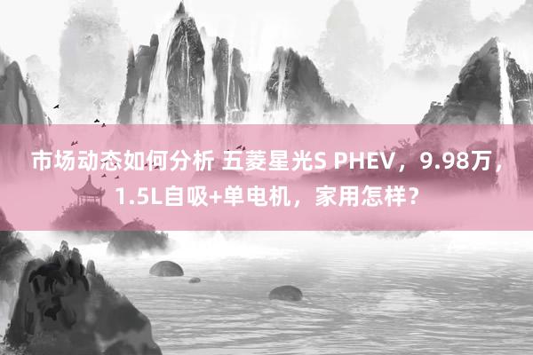 市场动态如何分析 五菱星光S PHEV，9.98万，1.5L自吸+单电机，家用怎样？