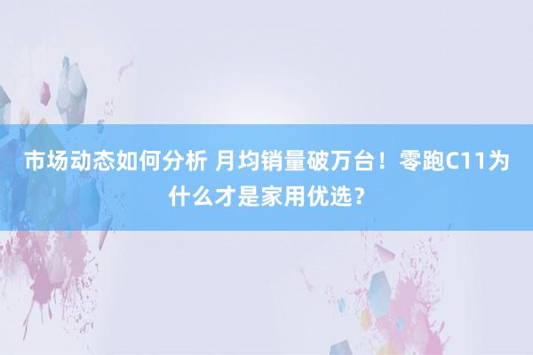 市场动态如何分析 月均销量破万台！零跑C11为什么才是家用优选？