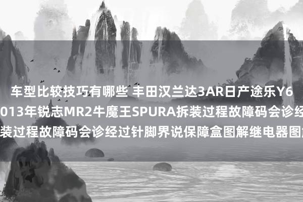 车型比较技巧有哪些 丰田汉兰达3AR日产途乐Y60维修手册电路图云尔2013年锐志MR2牛魔王SPURA拆装过程故障码会诊经过针脚界说保障盒图解继电器图解线束走