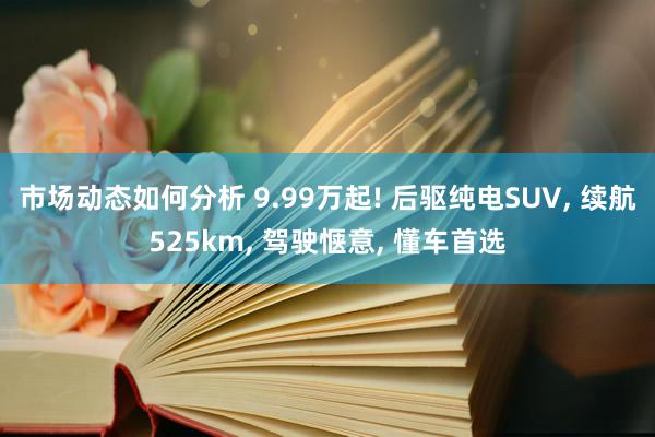 市场动态如何分析 9.99万起! 后驱纯电SUV, 续航525km, 驾驶惬意, 懂车首选